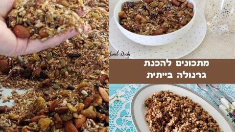 מתכונים להכנת גרנולה בייתית